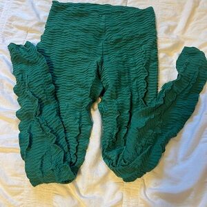 Booty by Brabants Green Textured Leggings